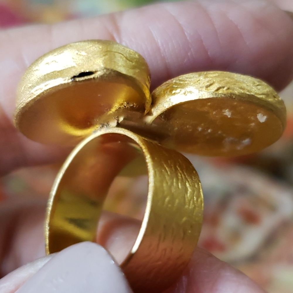 Adjustable Gemstone Ring - image 7